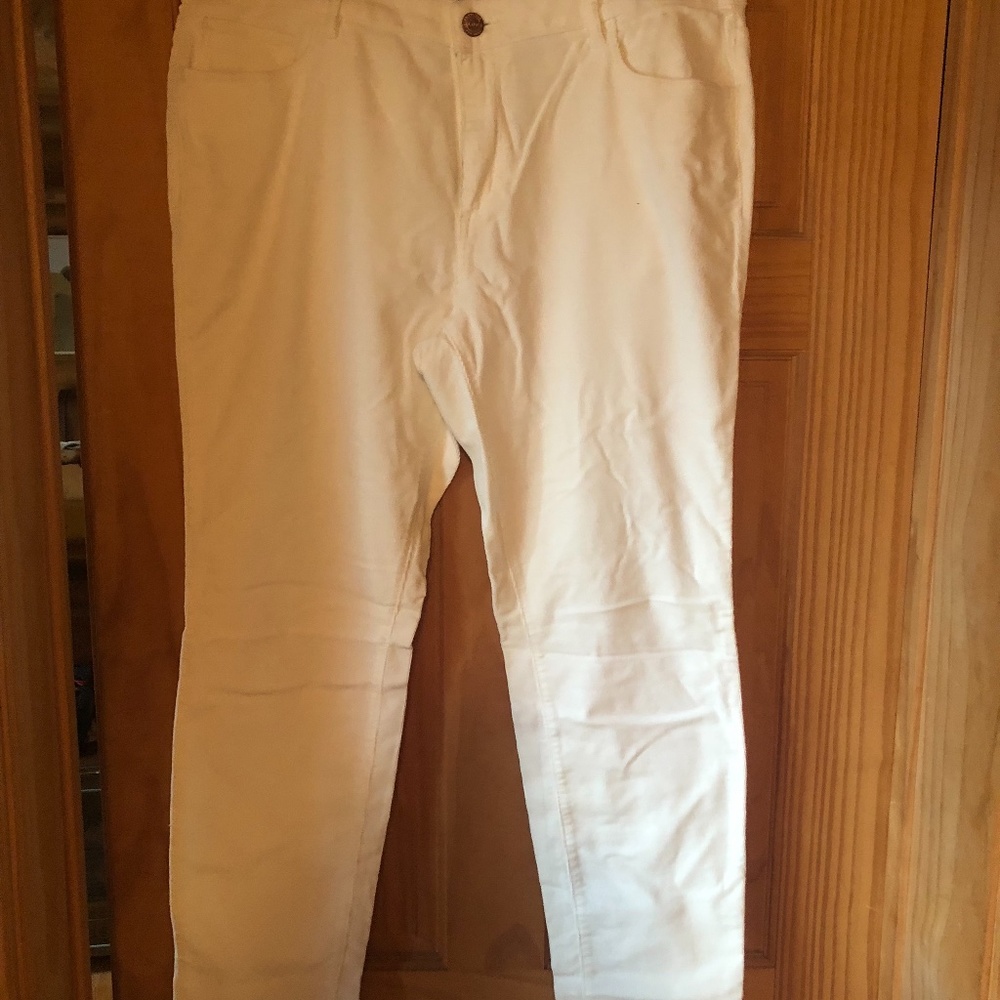 Loft size 14 curvy skinny ankle corduroy jeans